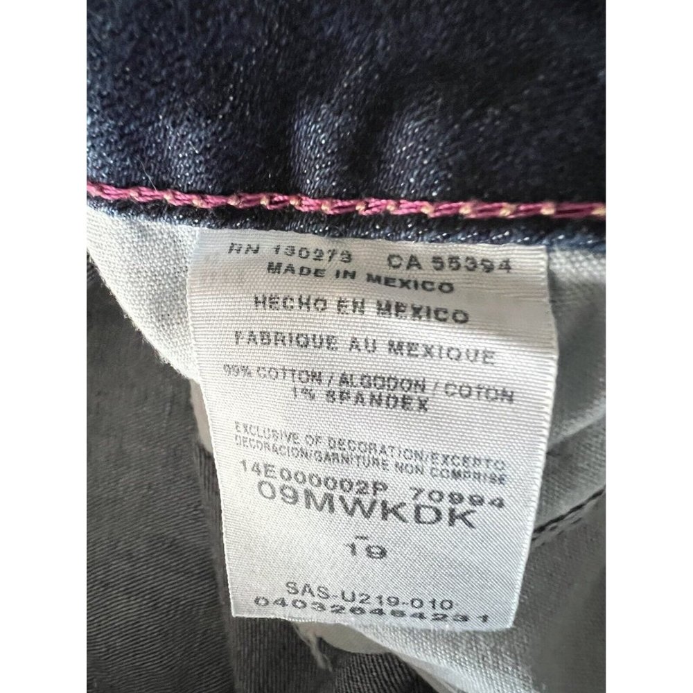 Wrangler Denim Pink Label Blue Jean womens western Skirt, Size 19 - Picture 7 of 7